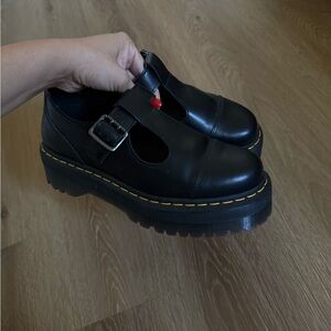 Dr. Martens Black Platform Shoes